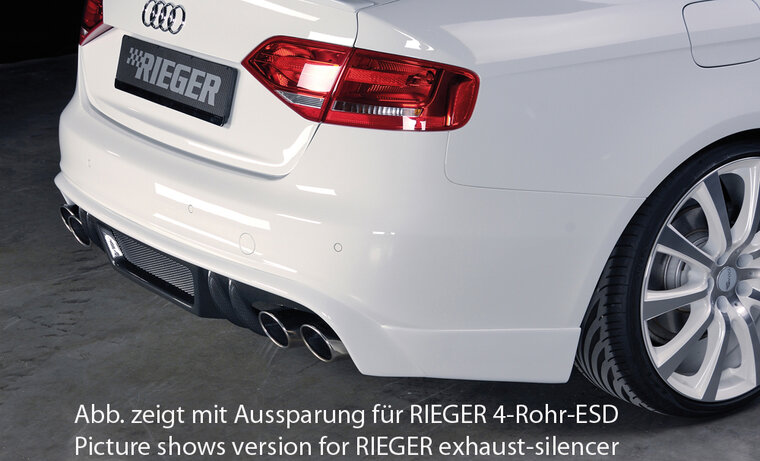Rieger Tuning achterbumper verlenging Audi A4 [B8]