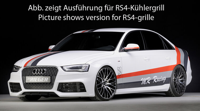 Rieger Tuning voorbumper Audi A4 [B8]