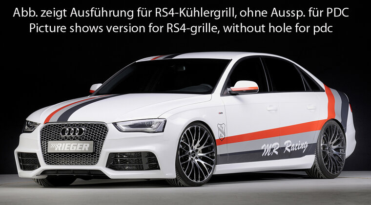 Rieger Tuning voorbumper Audi A4 [B8]