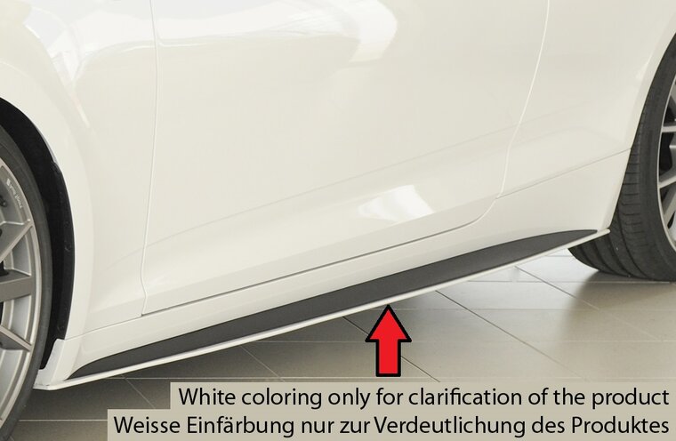 Rieger Tuning sideskirt aanzetstuk Links Audi A5 / S5 [B8]
