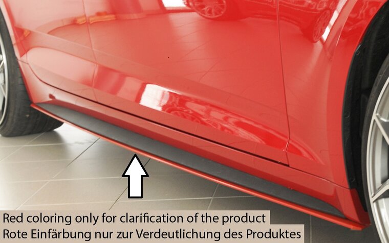 Rieger Tuning sideskirt aanzetstuk Rechts Audi A5 / S5 [B8]