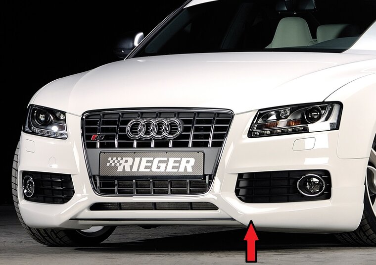 Rieger Tuning voorspoiler lip Audi A5 / S5 [B8]