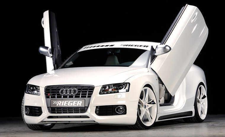 Rieger Tuning voorspoiler lip Audi A5 / S5 [B8]
