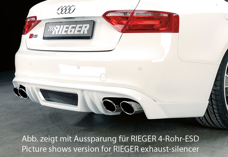 Rieger Tuning achterbumper verlenging Audi A5 / S5 [B8]