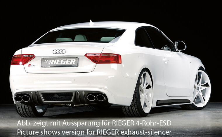 Rieger Tuning achterbumper verlenging Audi A5 / S5 [B8]