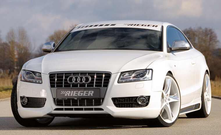 Rieger Tuning voorbumper spoiler lip Audi A5 [B8]