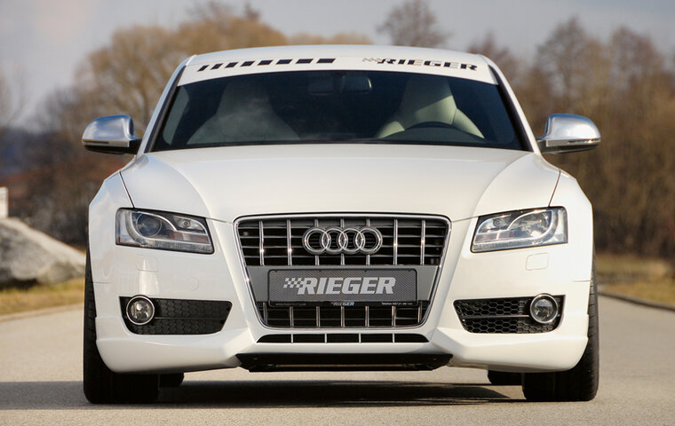 Rieger Tuning voorbumper spoiler lip Audi A5 [B8]