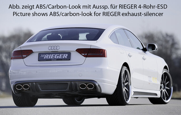 Rieger Tuning achterbumper verlenging Audi A5 [B8]