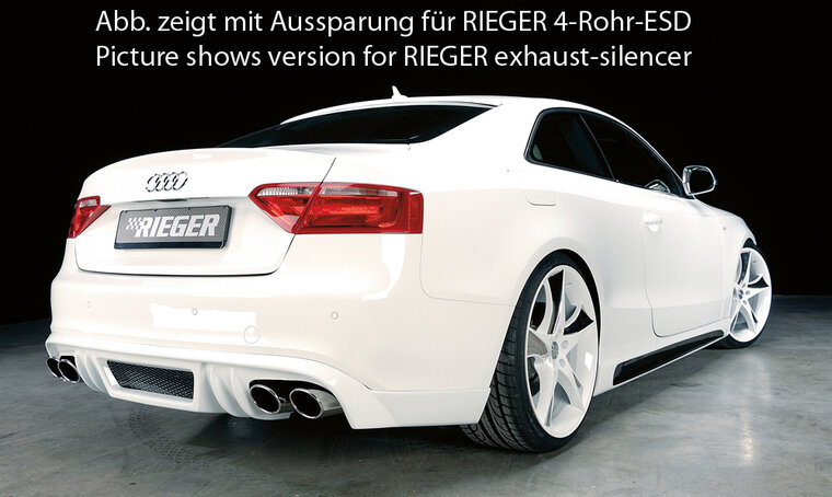 Rieger Tuning achterbumper verlenging Audi A5 [B8]