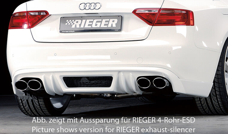Rieger Tuning achterbumper verlenging Audi A5 [B8]