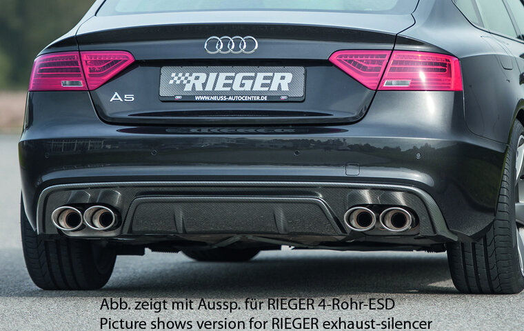 Rieger Tuning diffuser Audi A5 [B8]