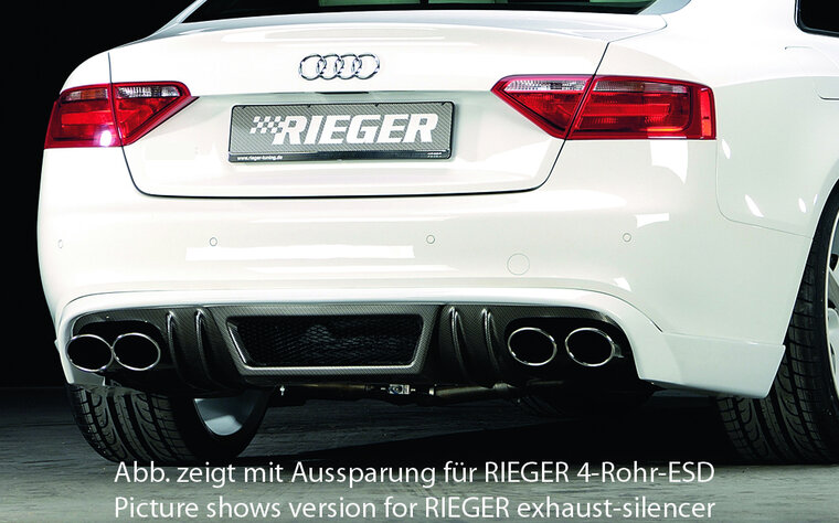 Rieger Tuning achterbumper verlenging Audi A5 [B8]