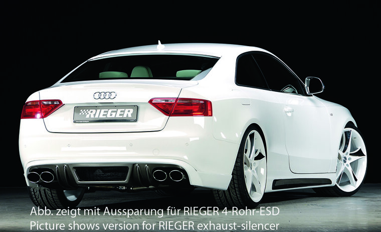 Rieger Tuning achterbumper verlenging Audi A5 [B8]