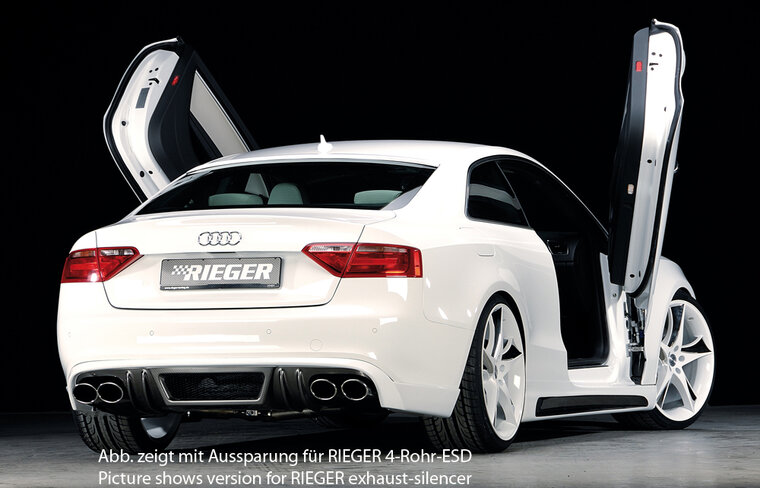 Rieger Tuning achterbumper verlenging Audi A5 [B8]