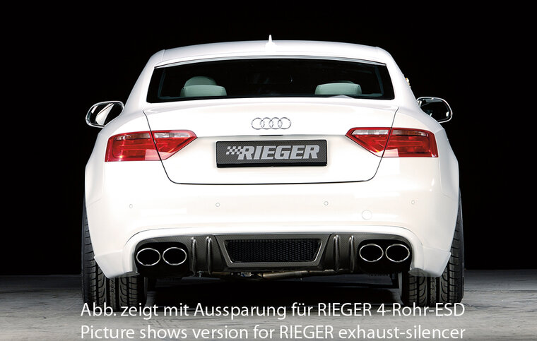 Rieger Tuning achterbumper verlenging Audi A5 [B8]