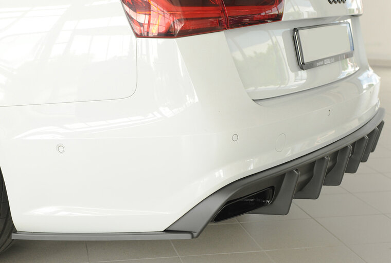 Rieger Tuning achterbumper aanzetstuk lateraal, links Audi A6 / S6 [C7/4G]