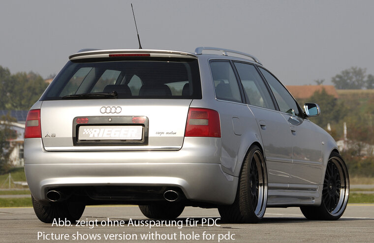 Rieger Tuning achterbumper verlenging S6-Look Audi A6 [4B]