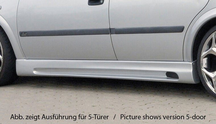 Rieger Tuning sideskirt Links Opel Astra G