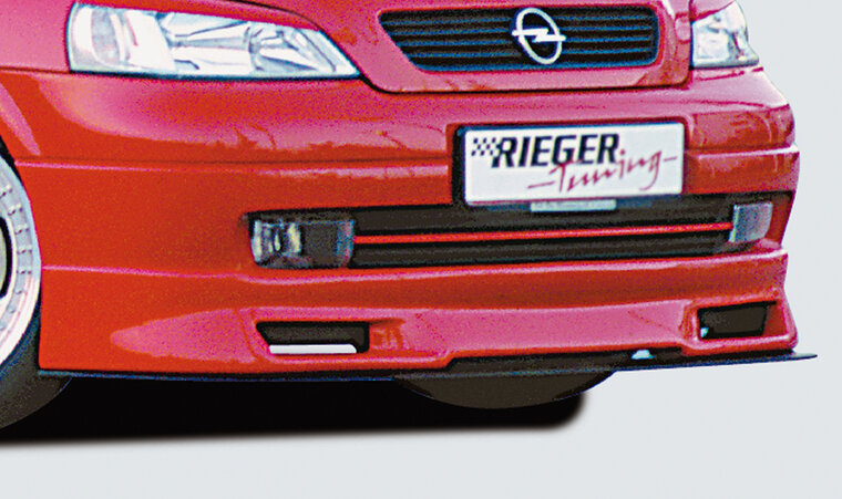Rieger Tuning voorspoiler lip Opel Astra G