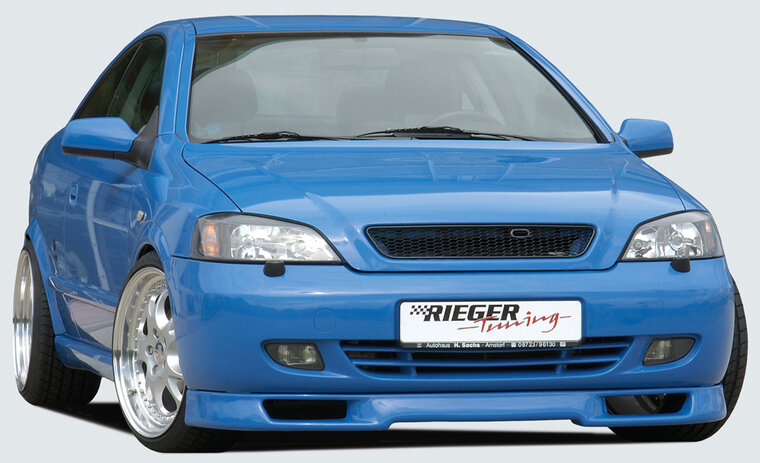 Rieger Tuning voorspoiler lip Opel Astra G