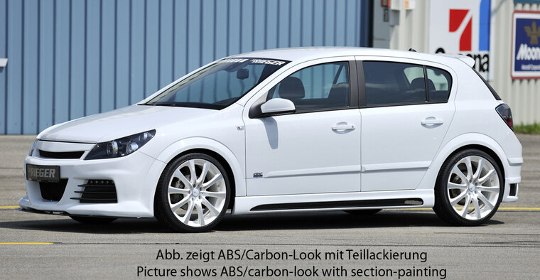 Rieger Tuning sideskirt Rechts Opel Astra H