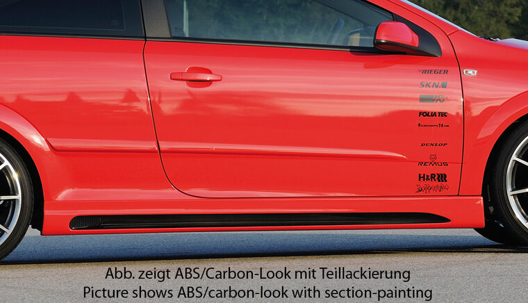 Rieger Tuning sideskirt Rechts Opel Astra H