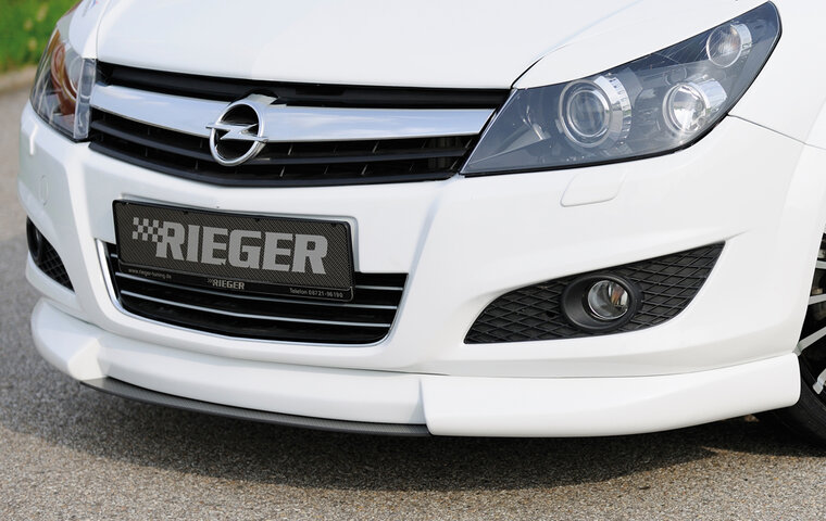 Rieger Tuning voorspoiler lip Opel Astra H