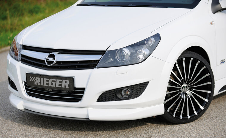 Rieger Tuning voorspoiler lip Opel Astra H
