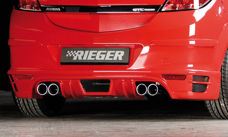 Rieger Tuning achterbumper verlenging Opel Astra H