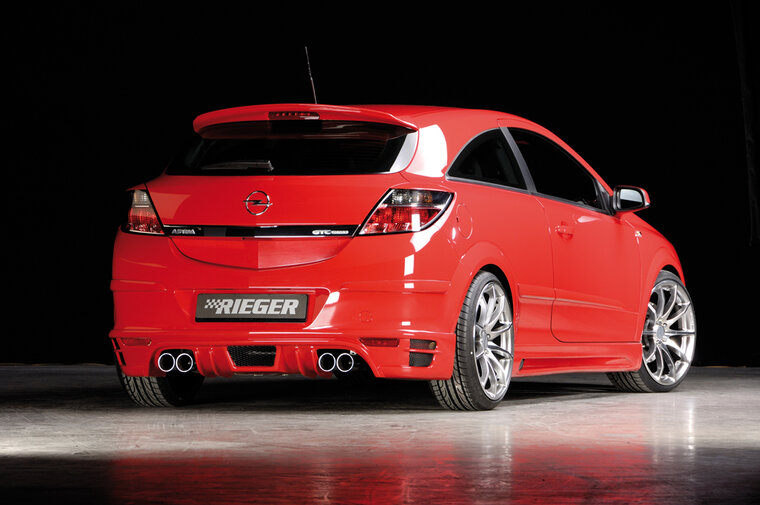 Rieger Tuning achterbumper verlenging Opel Astra H