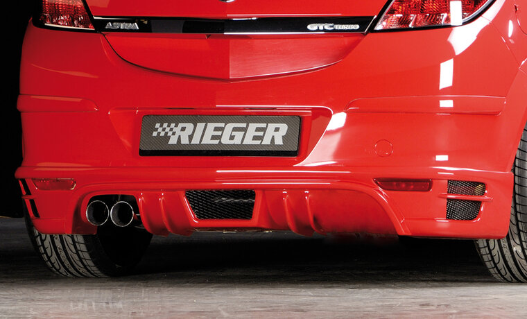 Rieger Tuning achterbumper verlenging Opel Astra H