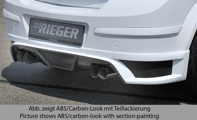 Rieger Tuning achterbumper verlenging Opel Astra H