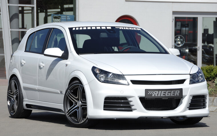 Rieger Tuning voorbumper Opel Astra H