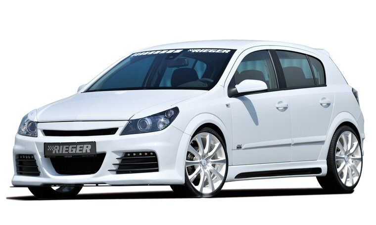 Rieger Tuning voorbumper Opel Astra H