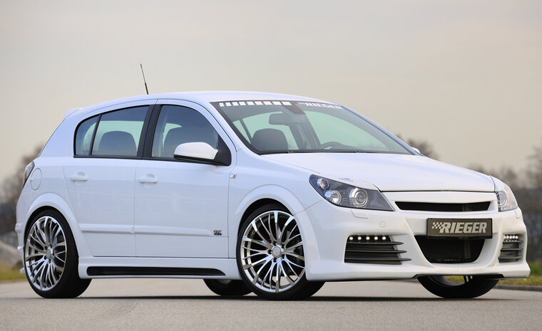 Rieger Tuning voorbumper Opel Astra H
