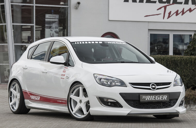 Rieger Tuning voorspoiler lip Opel Astra J