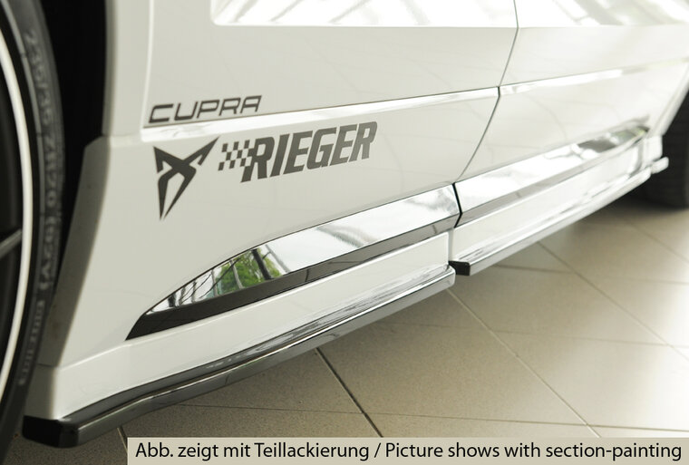 Rieger Tuning sideskirt aanpak (3-delig) Rechts Seat Ateca FR / Cupra 5FP