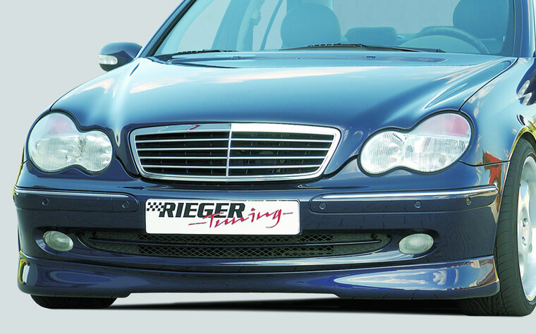 Rieger Tuning voorspoiler lip voor Avantgarde Mercedes C klasse [W203]
