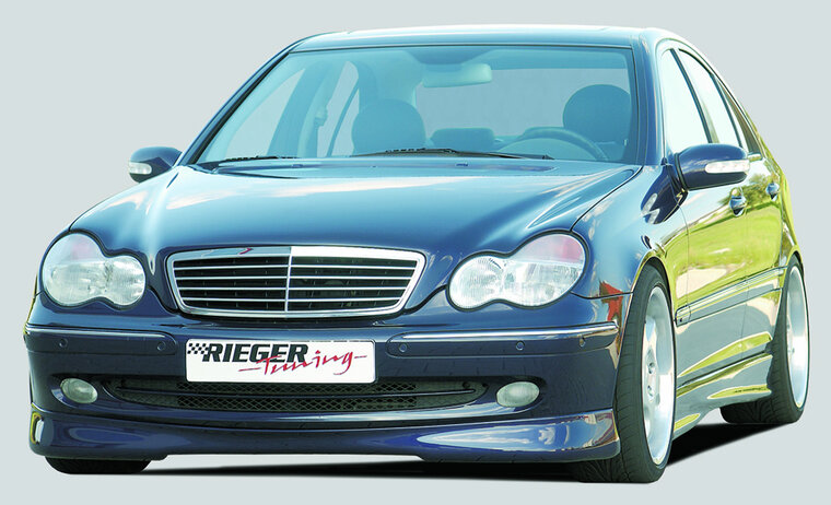Rieger Tuning voorspoiler lip voor Avantgarde Mercedes C klasse [W203]