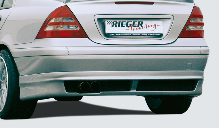 Rieger Tuning achterbumper verlenging Mercedes C klasse [W203]