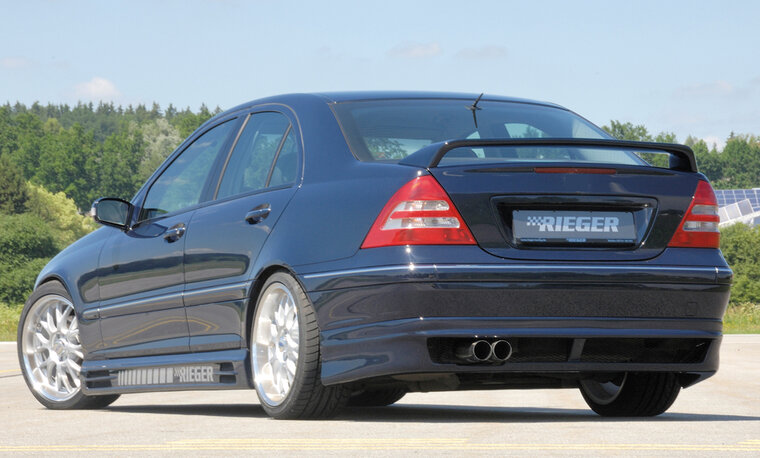 Rieger Tuning achterbumper verlenging Mercedes C klasse [W203]