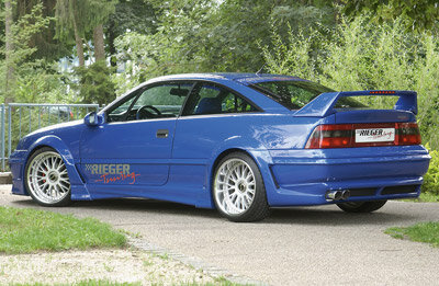 Rieger Tuning achterbumper verlenging Opel Calibra A