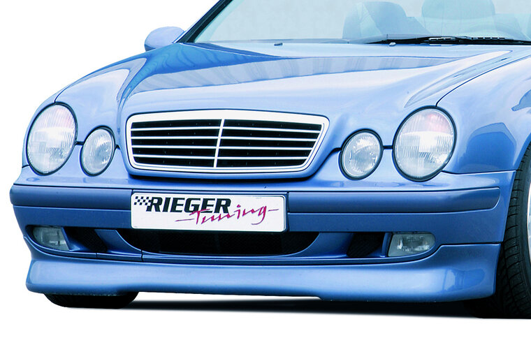 Rieger Tuning voorbumper spoiler lip (Elegance) Mercedes CLK [W208]