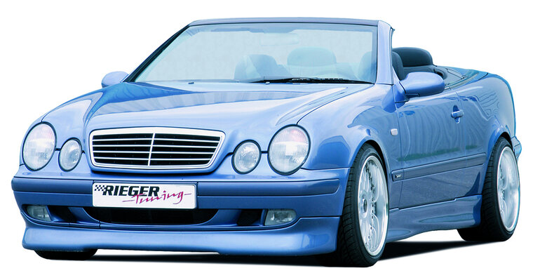 Rieger Tuning voorbumper spoiler lip (Elegance) Mercedes CLK [W208]