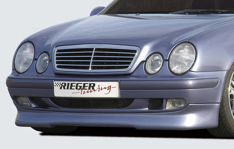 Rieger Tuning voorbumper spoiler lip (Elegance) Mercedes CLK [W208]