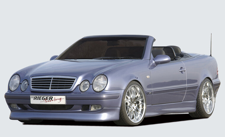Rieger Tuning voorbumper spoiler lip (Elegance) Mercedes CLK [W208]