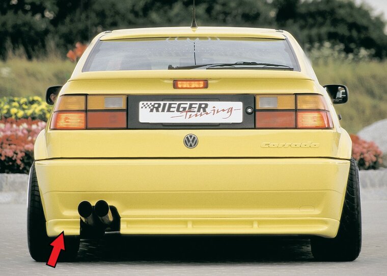 Rieger Tuning achterbumper verlenging VW Corrado 53I