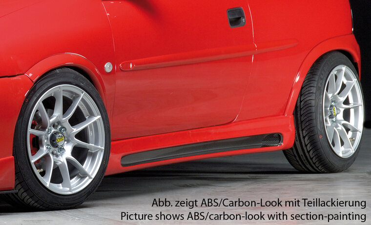 Rieger Tuning sideskirt Links Opel Corsa B