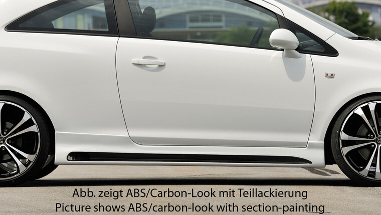 Rieger Tuning sideskirt Rechts Opel Corsa D
