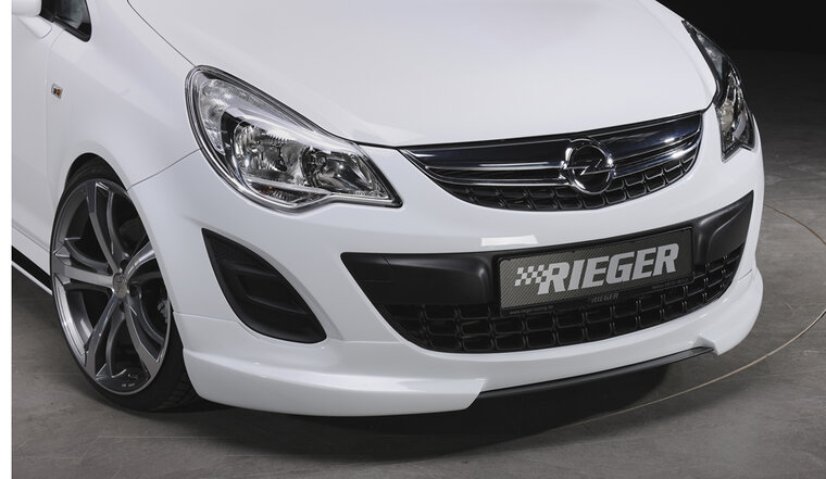 Rieger Tuning voorbumper spoiler lip Opel Corsa D